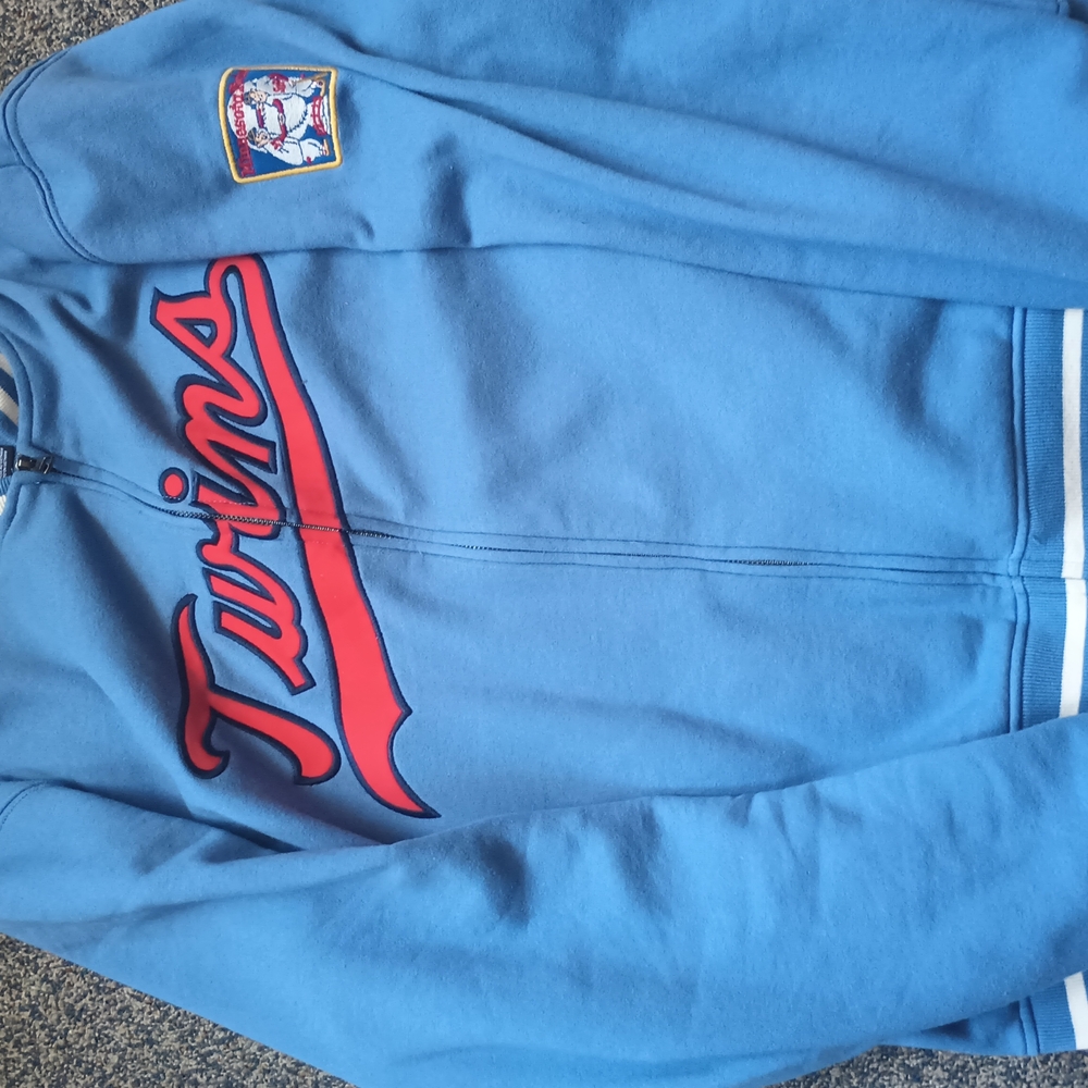 Blue Twins Zip-Up Jacket